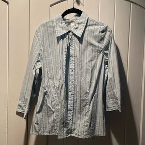 Old Navy blue stripped blouse